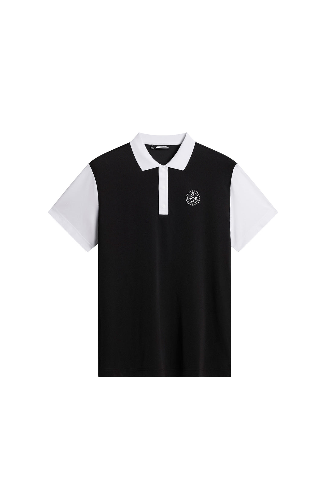 J.Lindeberg Mens Club House Loose Fit Polo - Black