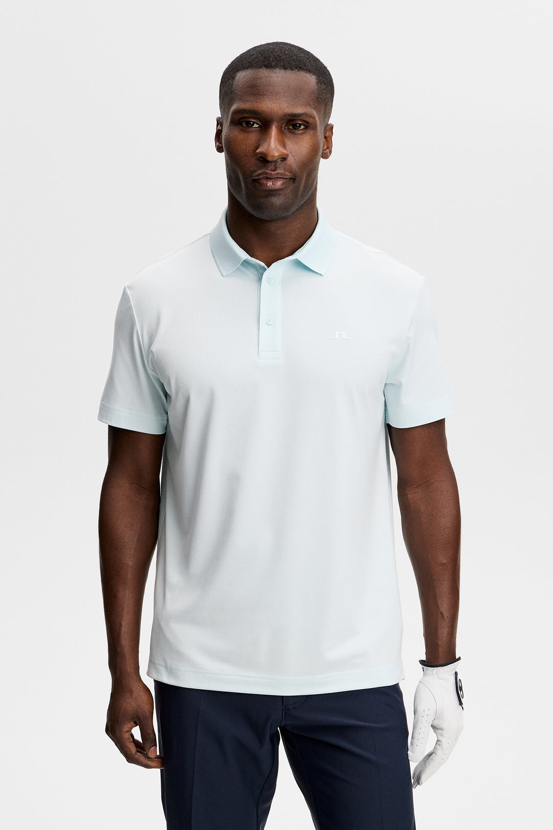 J.Lindeberg Men's Bridge Polo - SKY LIGHT