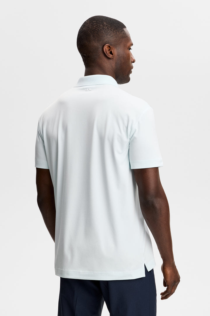 J.Lindeberg Men's Bridge Polo - SKY LIGHT