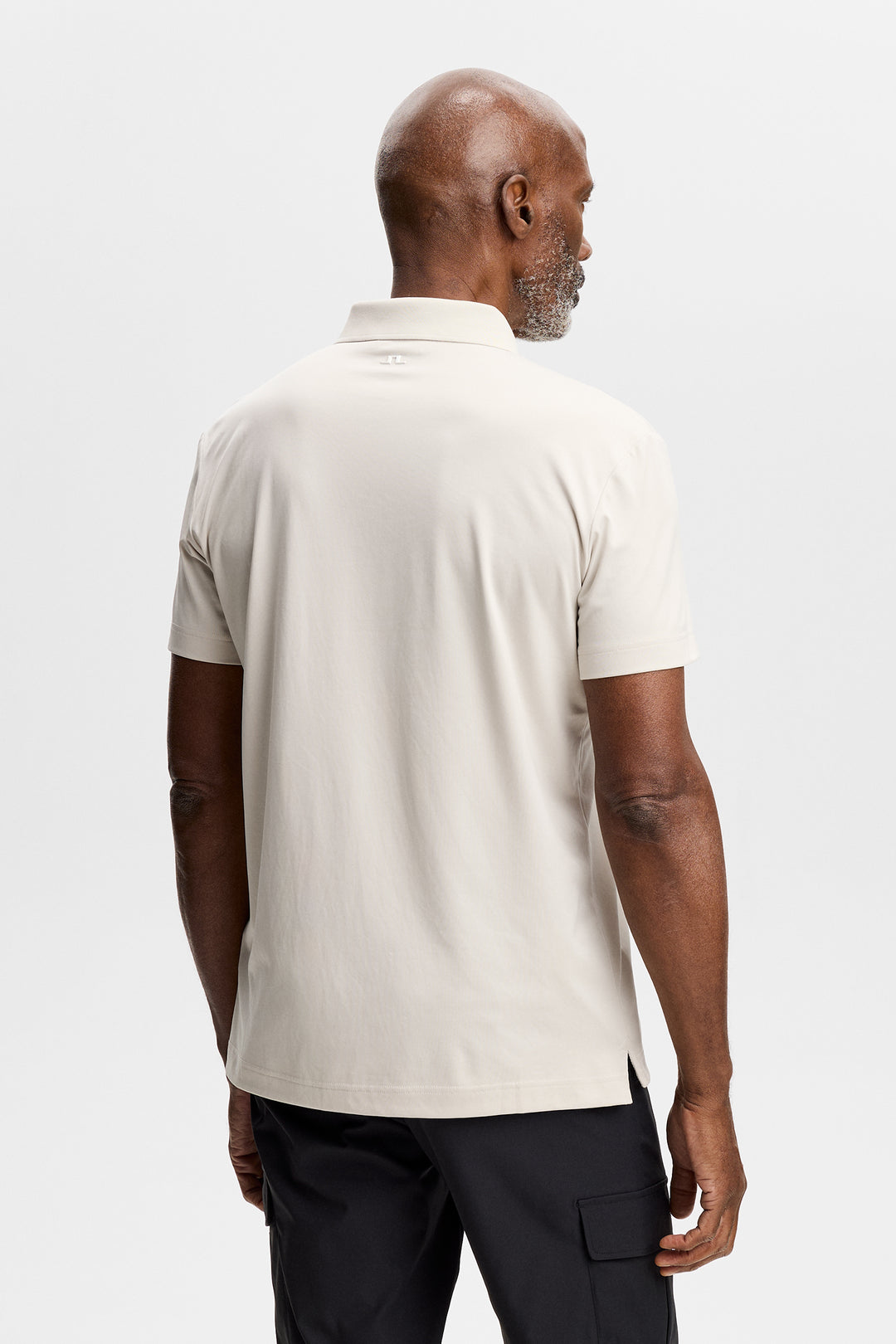 J.Lindeberg Men's Bridge Polo - MOONBEAM