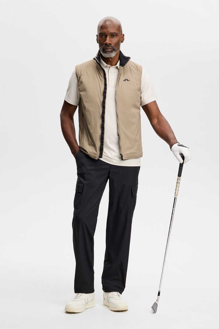 J.Lindeberg Men's Bridge Polo - MOONBEAM