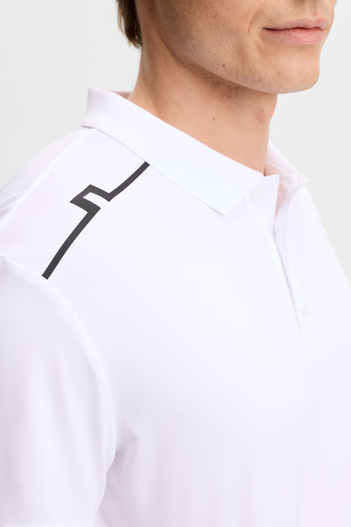 J.Lindeberg Men's Lionel Polo - WHITE