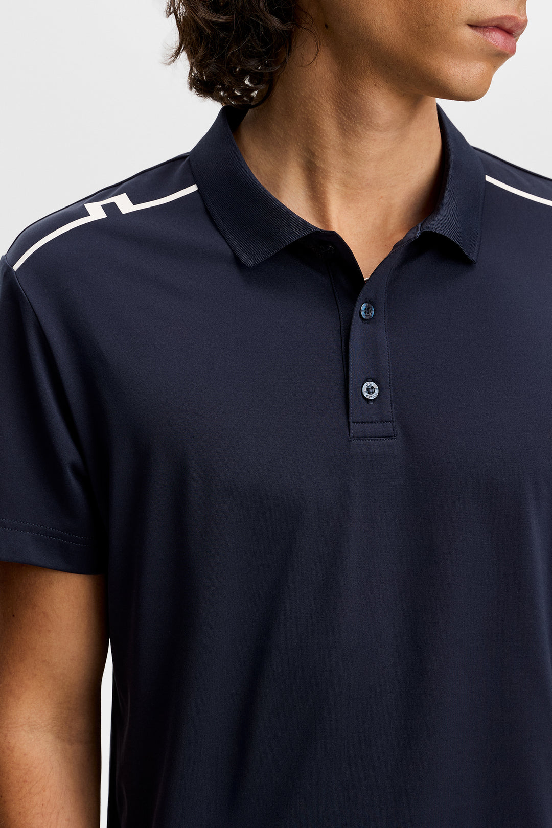 J.Lindeberg Men's Lionel Polo - NAVY
