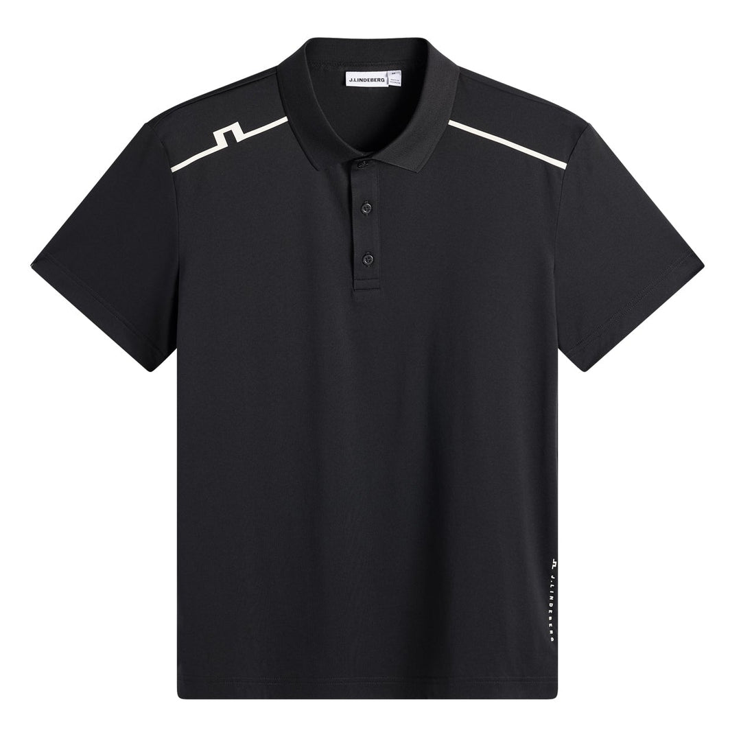 J.Lindeberg Men's Lionel Polo - BLACK