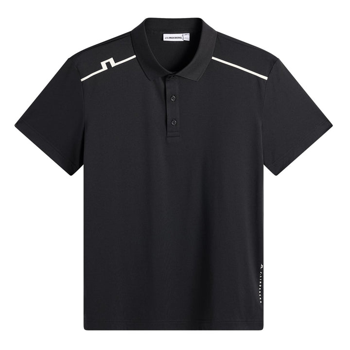 J.Lindeberg Men's Lionel Polo - BLACK