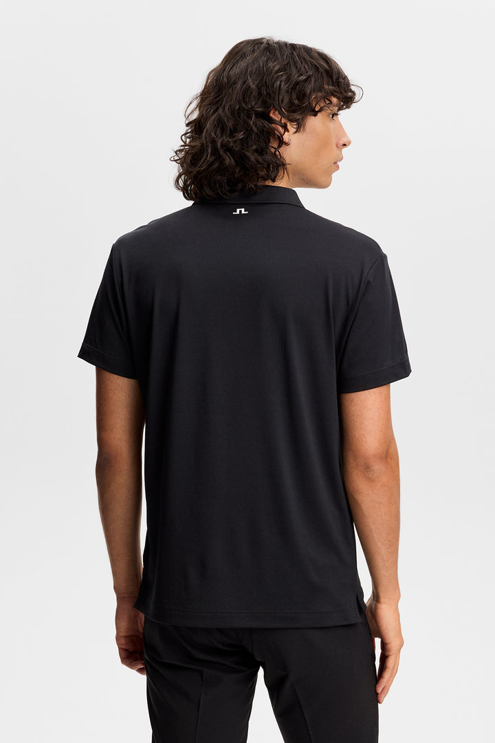 J.Lindeberg Men's Lionel Polo - BLACK