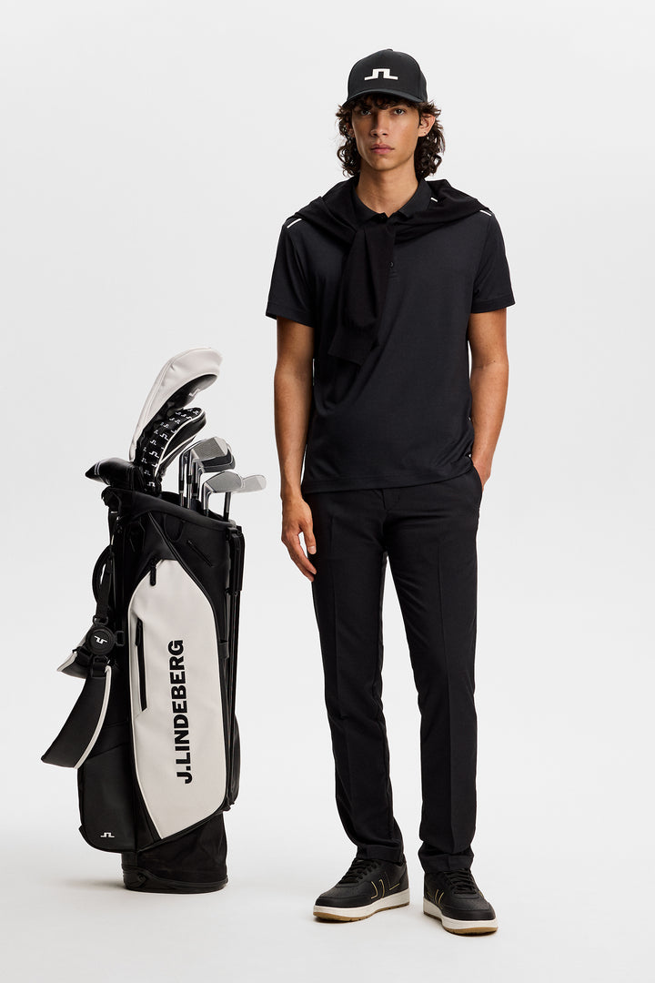 J.Lindeberg Men's Lionel Polo - BLACK