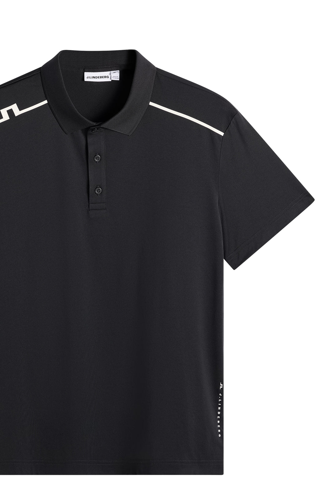 J.Lindeberg Men's Lionel Polo - BLACK