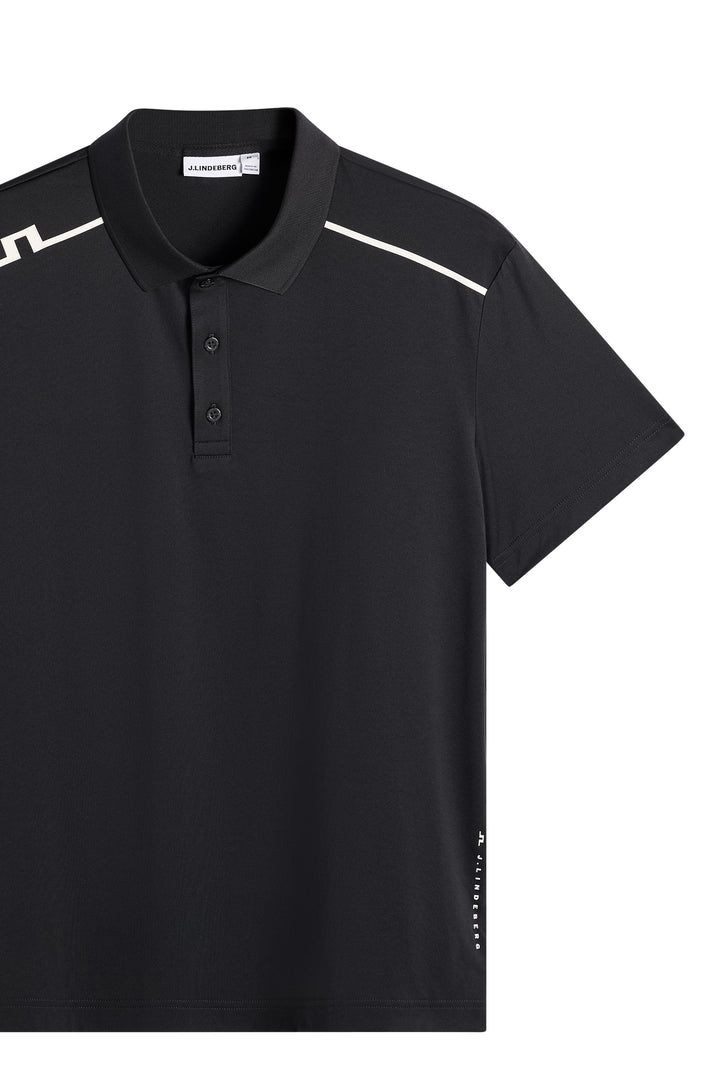J.Lindeberg Men's Lionel Polo - BLACK