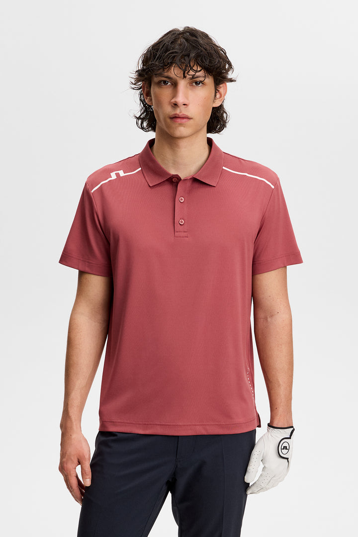 J.Lindeberg Men's Lionel Polo - APPLE BUTTER