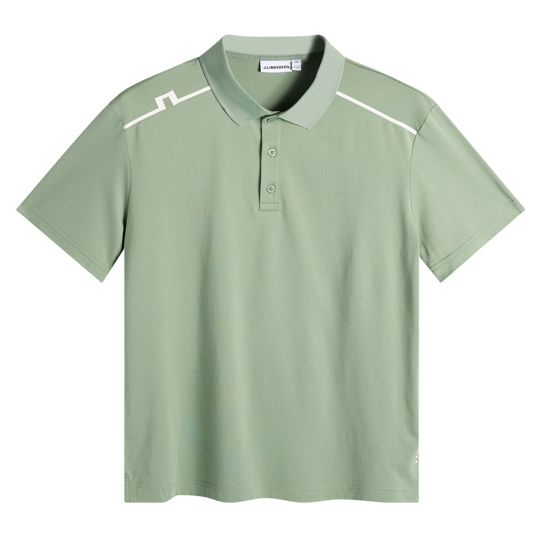 J.Lindeberg Men's Lionel Polo - HEDGE GREEN