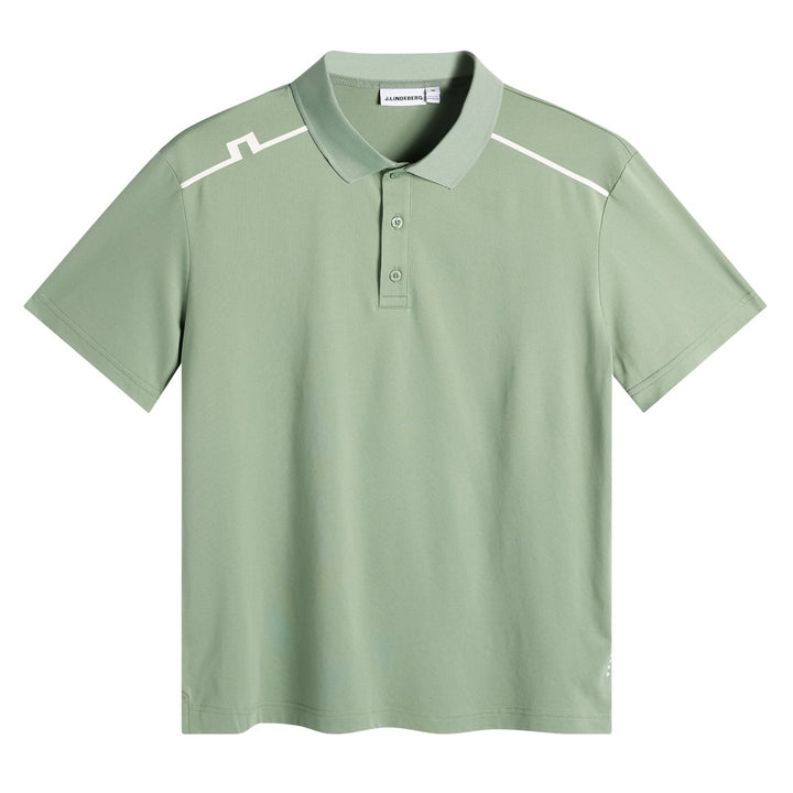 J.Lindeberg Men's Lionel Polo - HEDGE GREEN