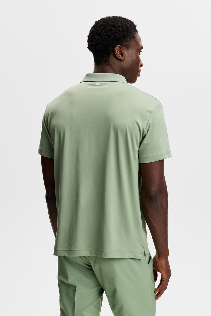 J.Lindeberg Men's Lionel Polo - HEDGE GREEN