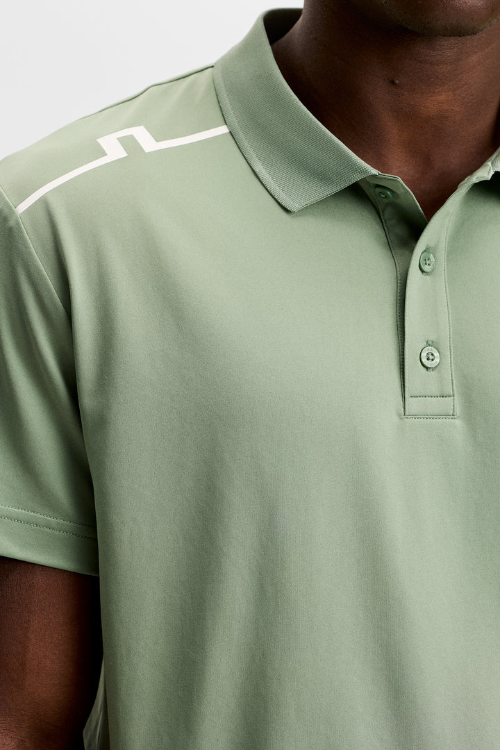 J.Lindeberg Men's Lionel Polo - HEDGE GREEN