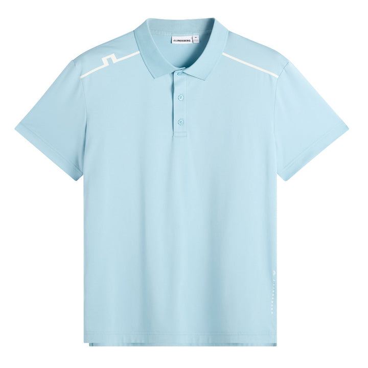 J.Lindeberg Men's Lionel Polo - FORGET ME NOT
