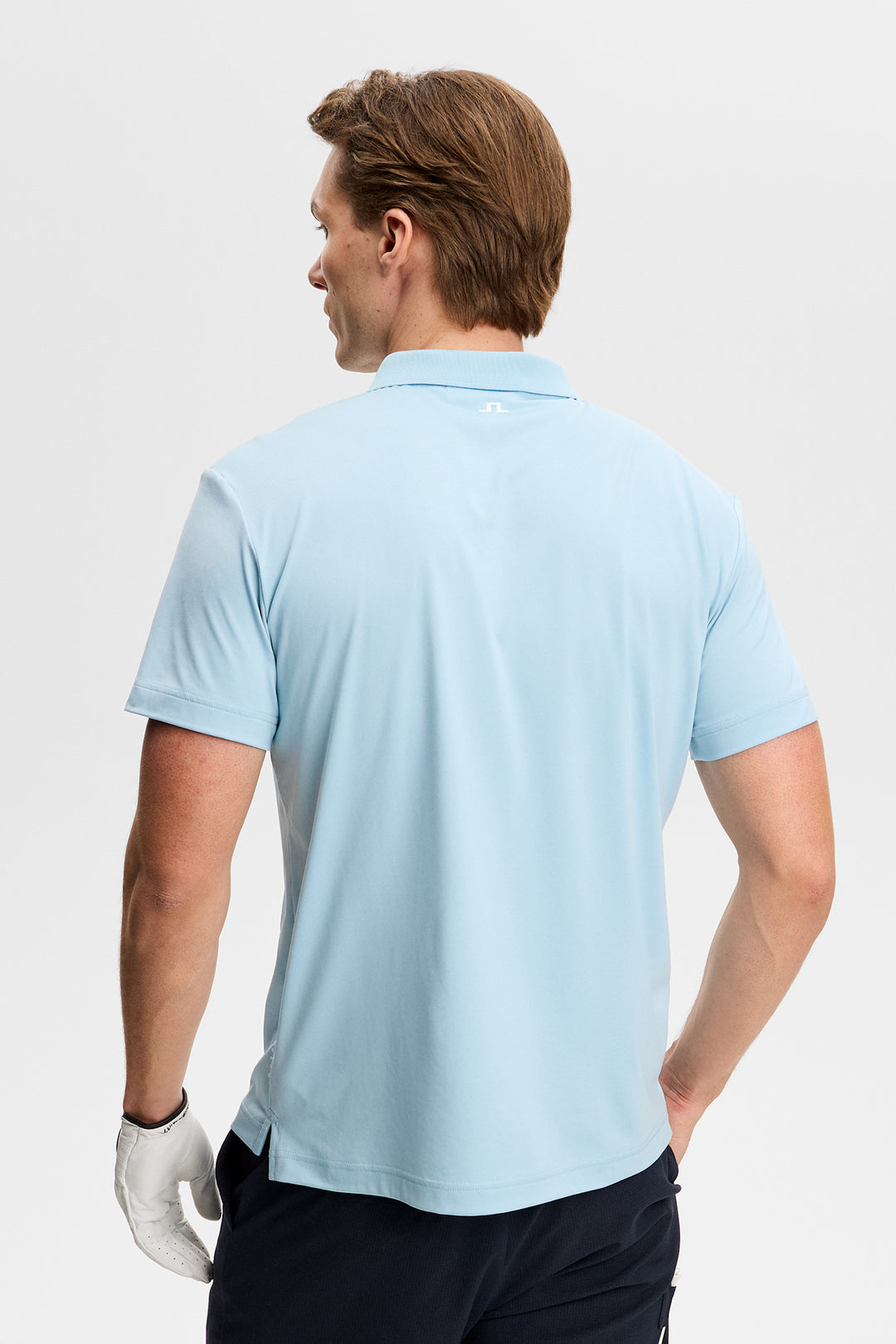 J.Lindeberg Men's Lionel Polo - FORGET ME NOT