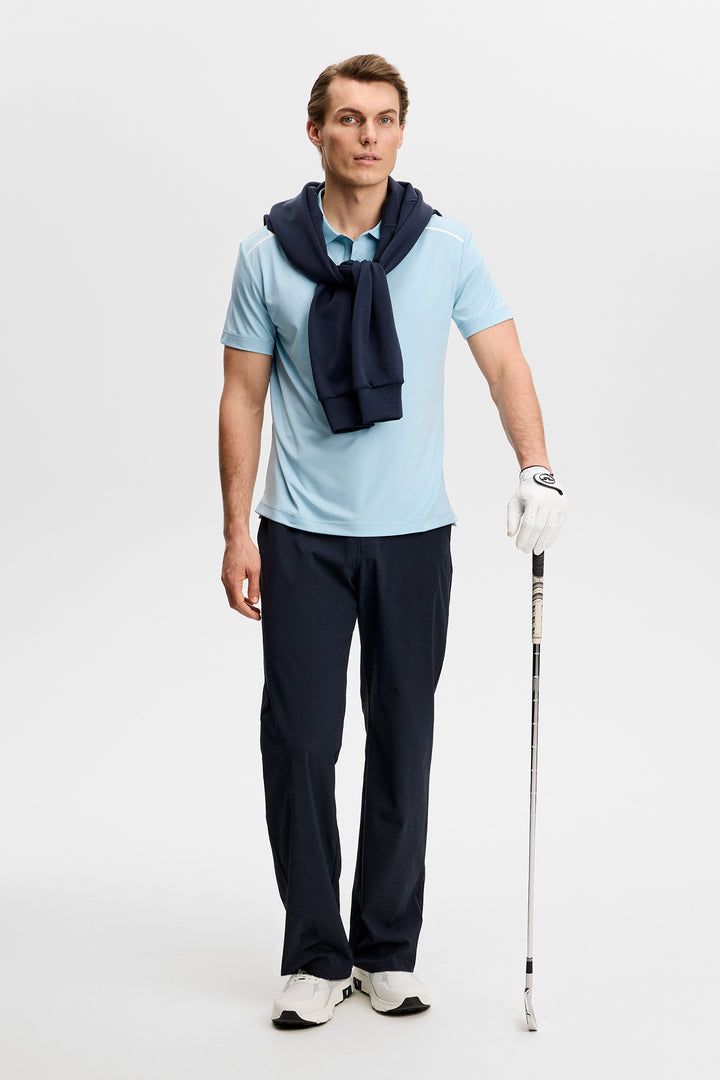 J.Lindeberg Men's Lionel Polo - FORGET ME NOT