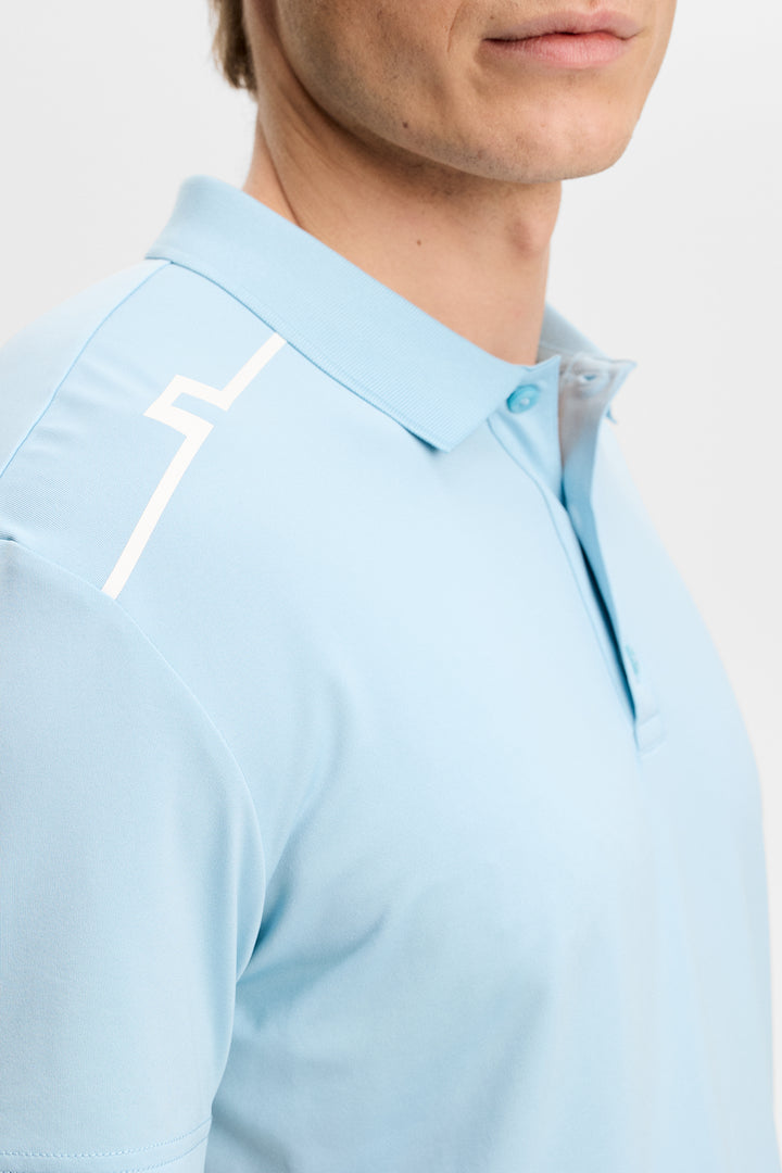 J.Lindeberg Men's Lionel Polo - FORGET ME NOT