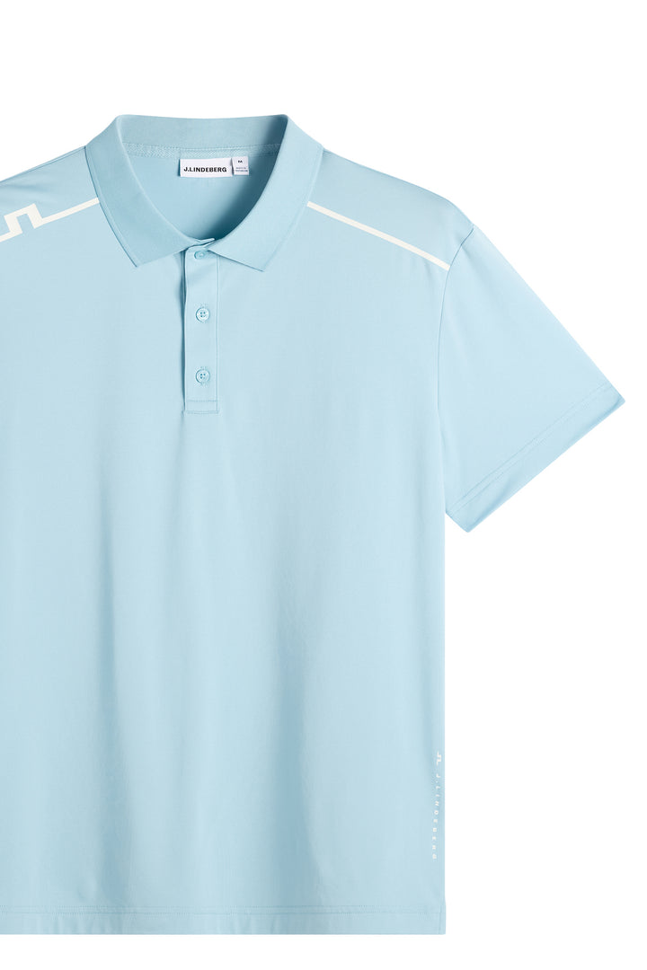 J.Lindeberg Men's Lionel Polo - FORGET ME NOT