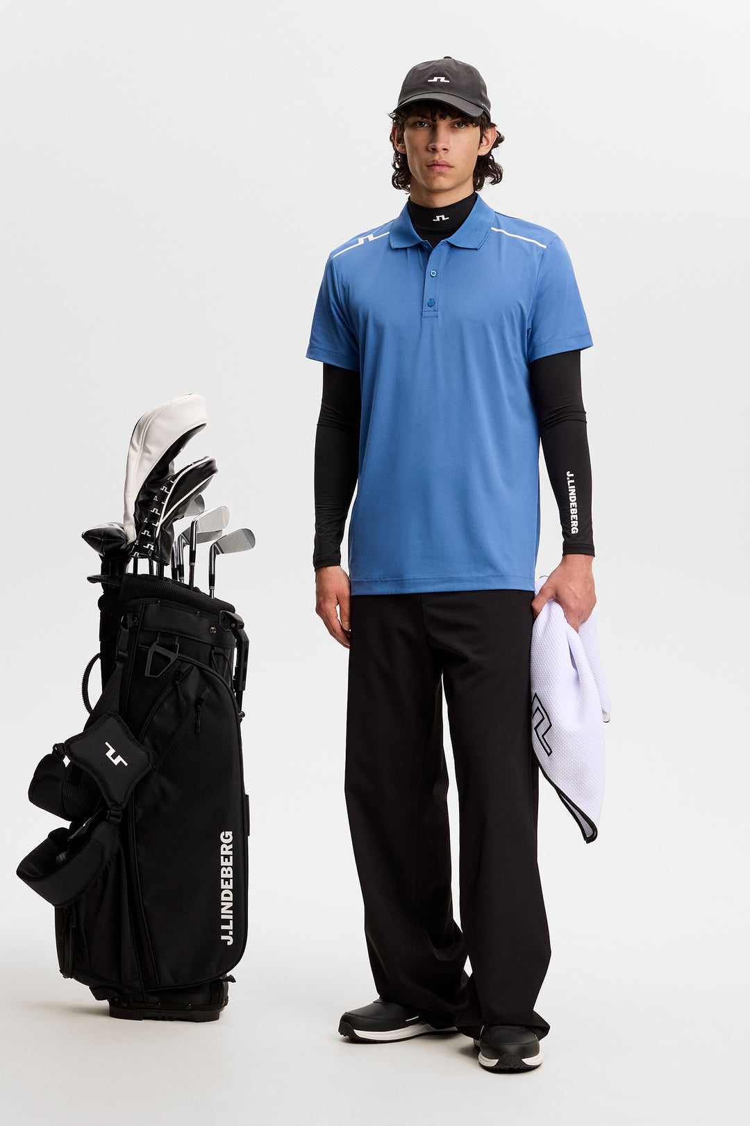 J.Lindeberg Men's Lionel Polo - FEDERAL BLUE