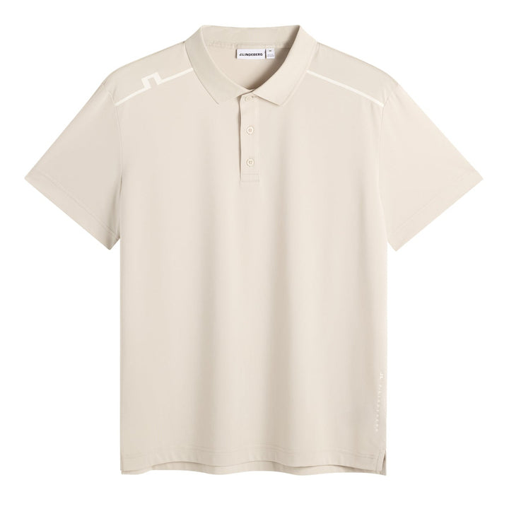 J.Lindeberg Men's Lionel Polo - MOONBEAM
