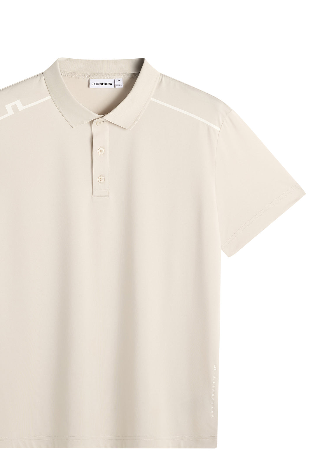 J.Lindeberg Men's Lionel Polo - MOONBEAM