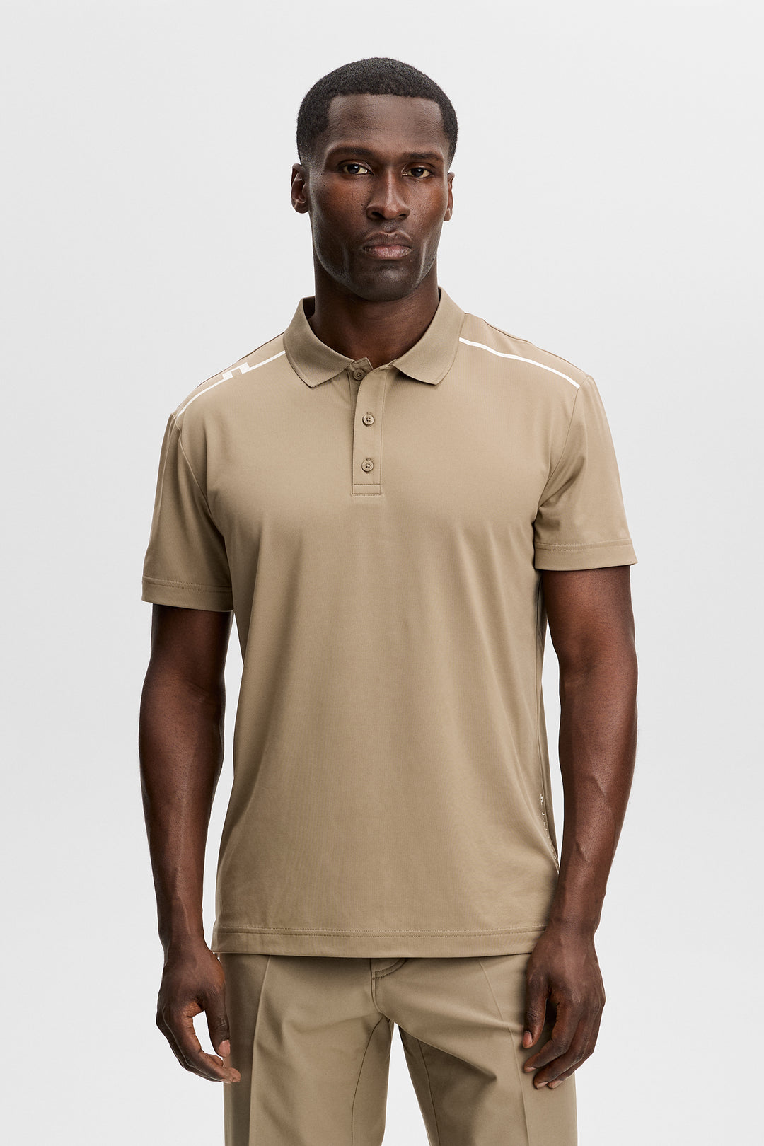J.Lindeberg Men's Lionel Polo - BRINDLE