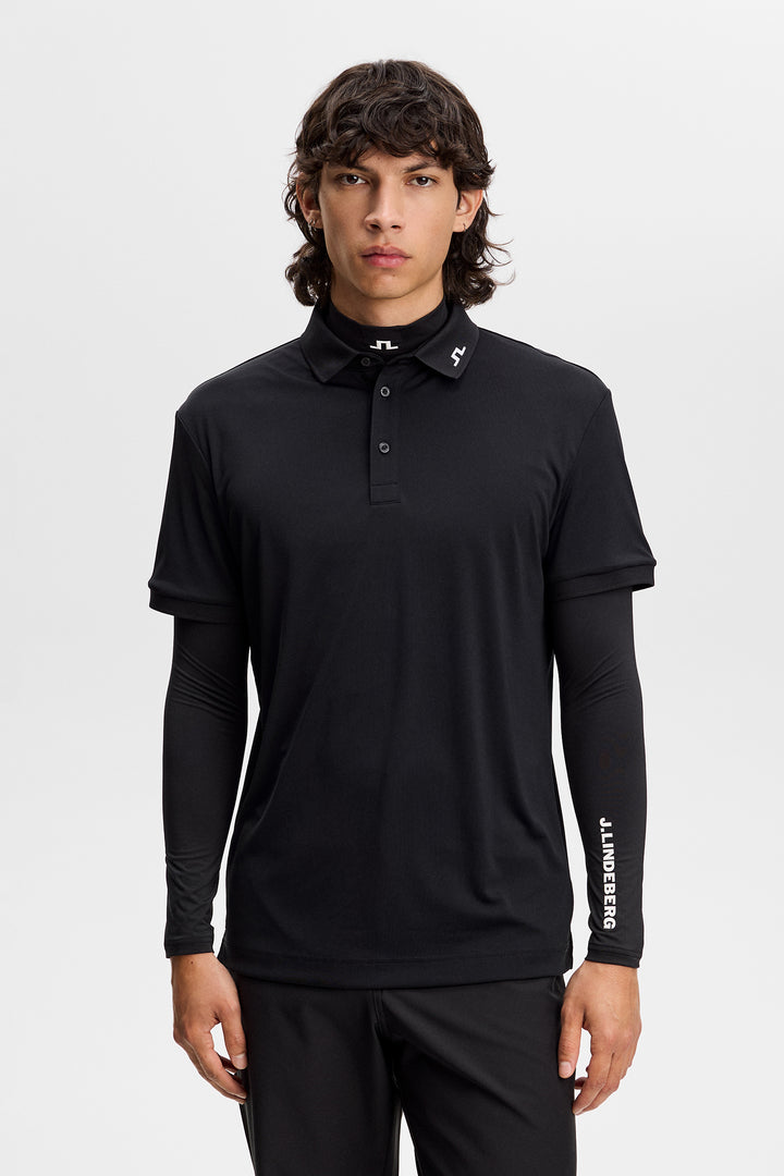 J.Lindeberg Men's KV Polo - BLACK