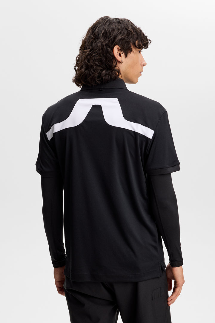 J.Lindeberg Men's KV Polo - BLACK