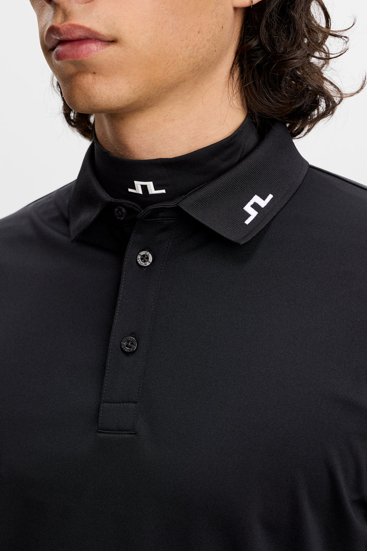 J.Lindeberg Men's KV Polo - BLACK