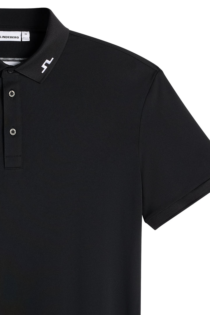 J.Lindeberg Men's KV Polo - BLACK