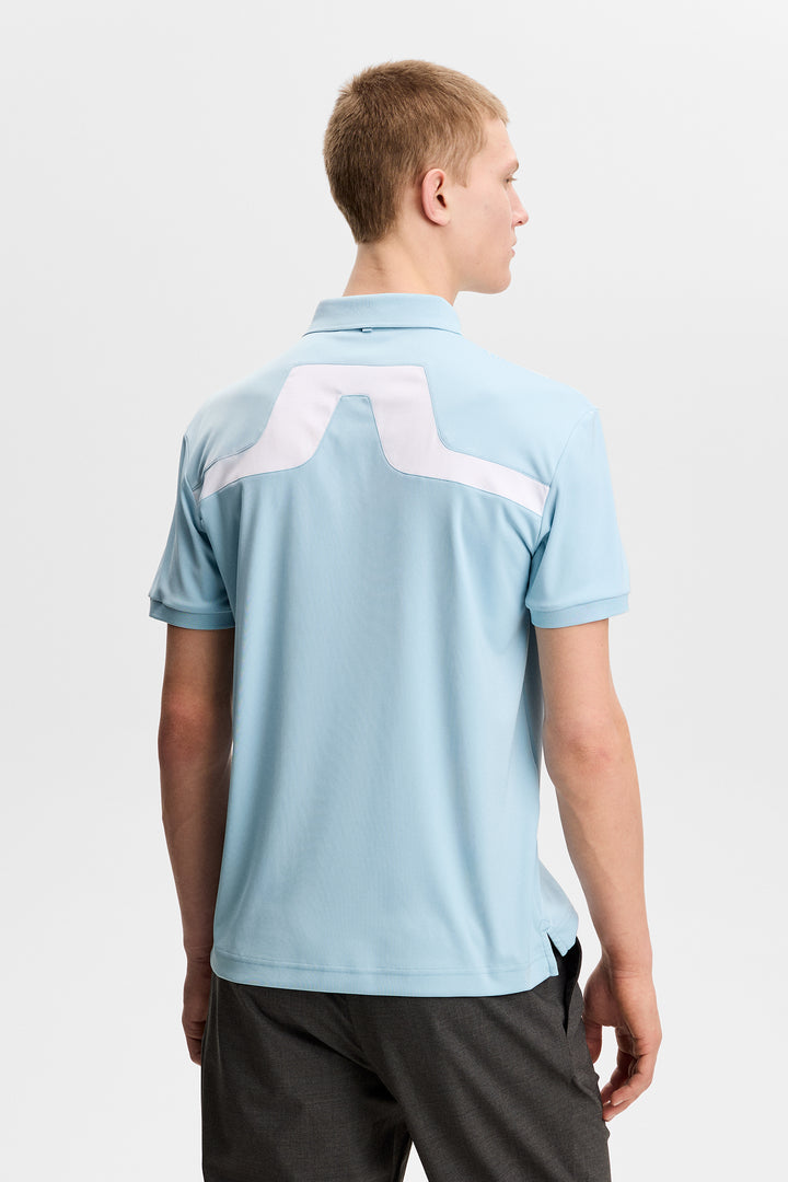 J.Lindeberg Men's KV Polo - FORGET ME NOT