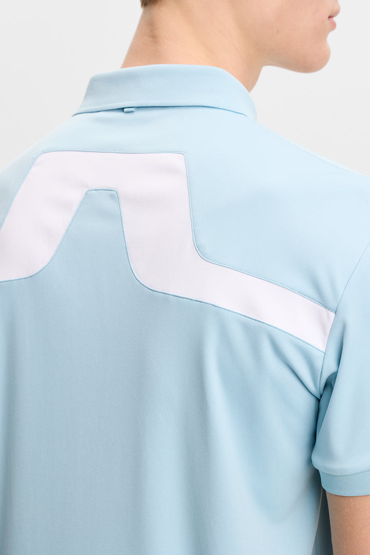 J.Lindeberg Men's KV Polo - FORGET ME NOT