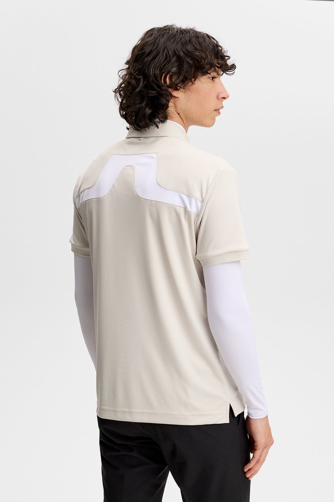 J.Lindeberg Men's KV Polo - MOONBEAM