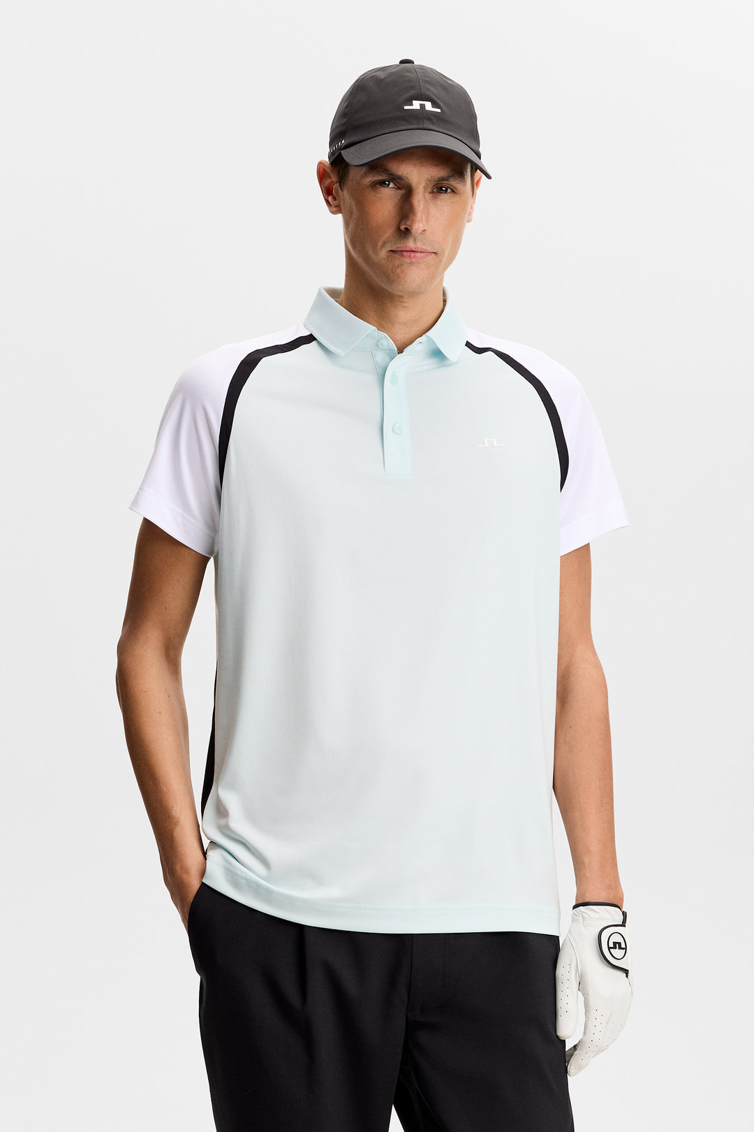 J.Lindeberg Men's Bruce Polo - WHITE