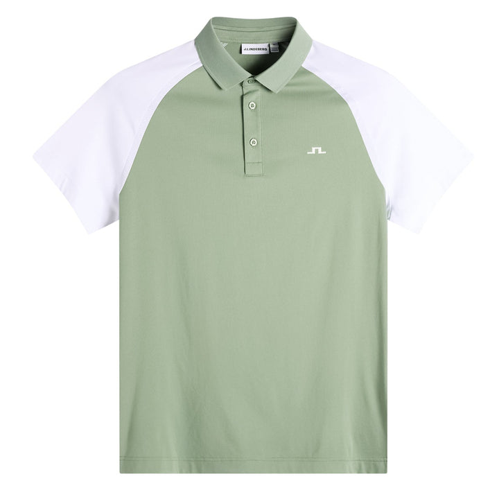 J.Lindeberg Men's Bruce Polo - HEDGE GREEN
