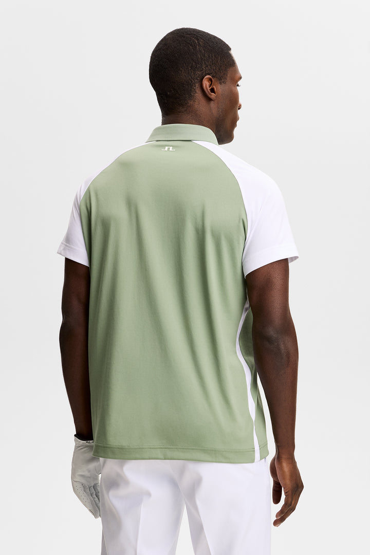 J.Lindeberg Men's Bruce Polo - HEDGE GREEN