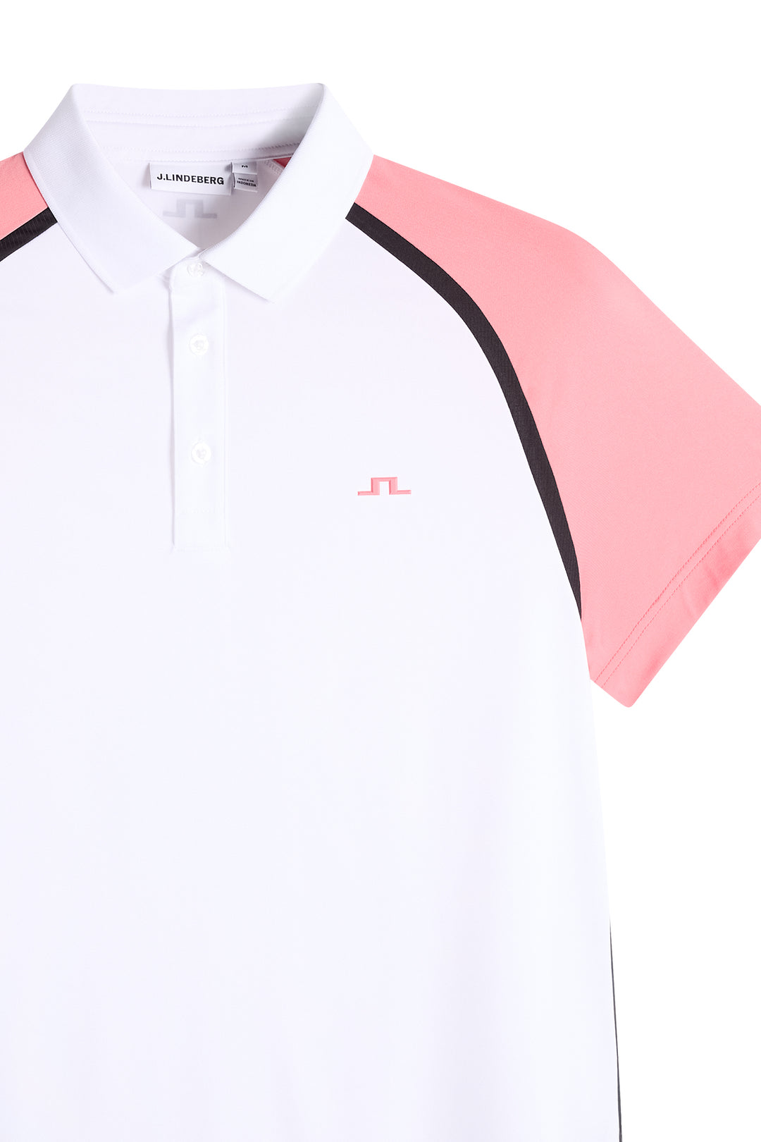 J.Lindeberg Men's Bruce Polo - FLAMINGO PLUME