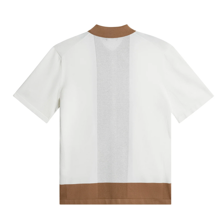 J.Lindeberg Men's Rue Knitted Polo - WHITE