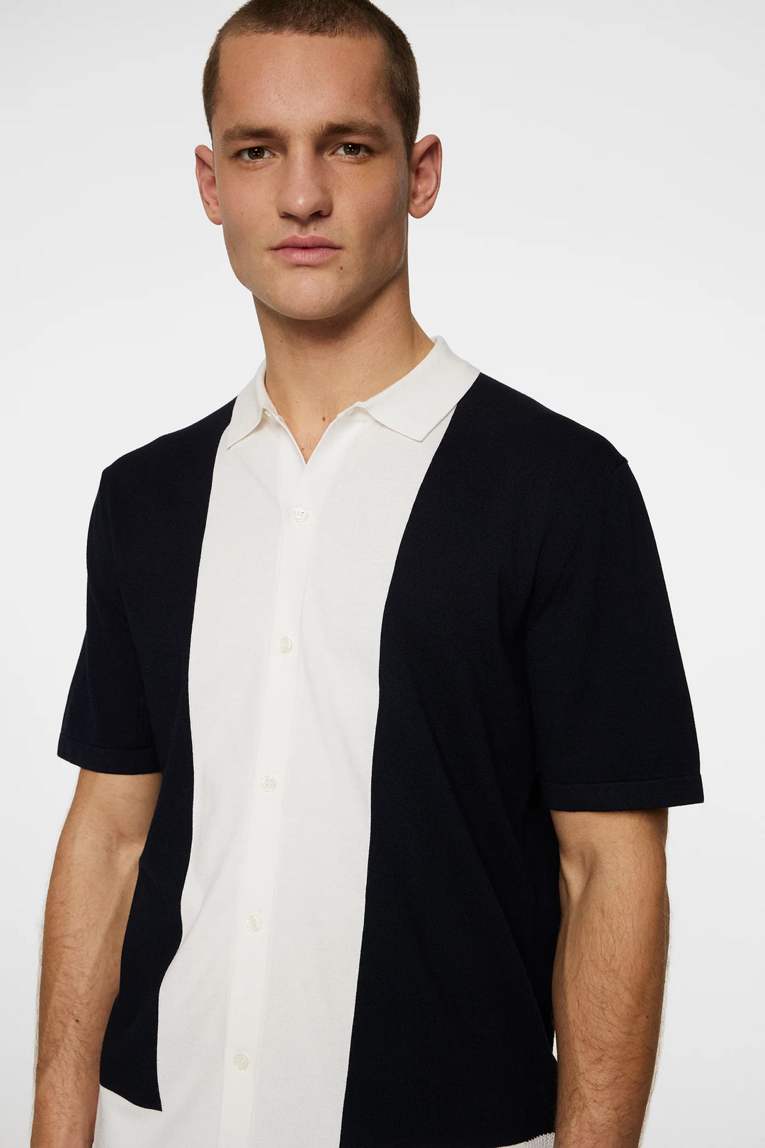 J.Lindeberg Men's Rue Knitted Polo - JL NAVY