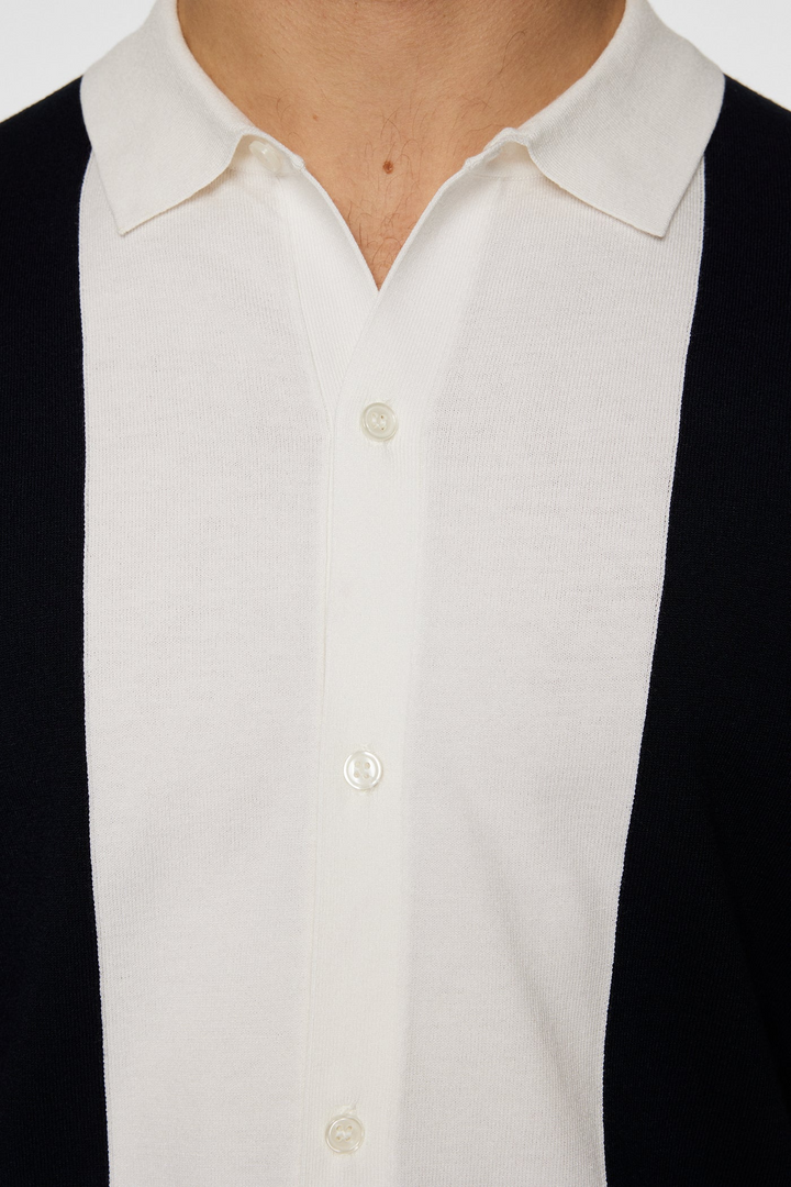 J.Lindeberg Men's Rue Knitted Polo - JL NAVY