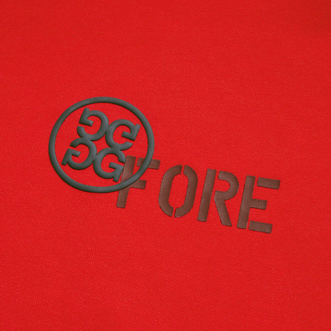 G/FORE MENS OVERSIZED FRENCH TERRY HOODIE - LAVA