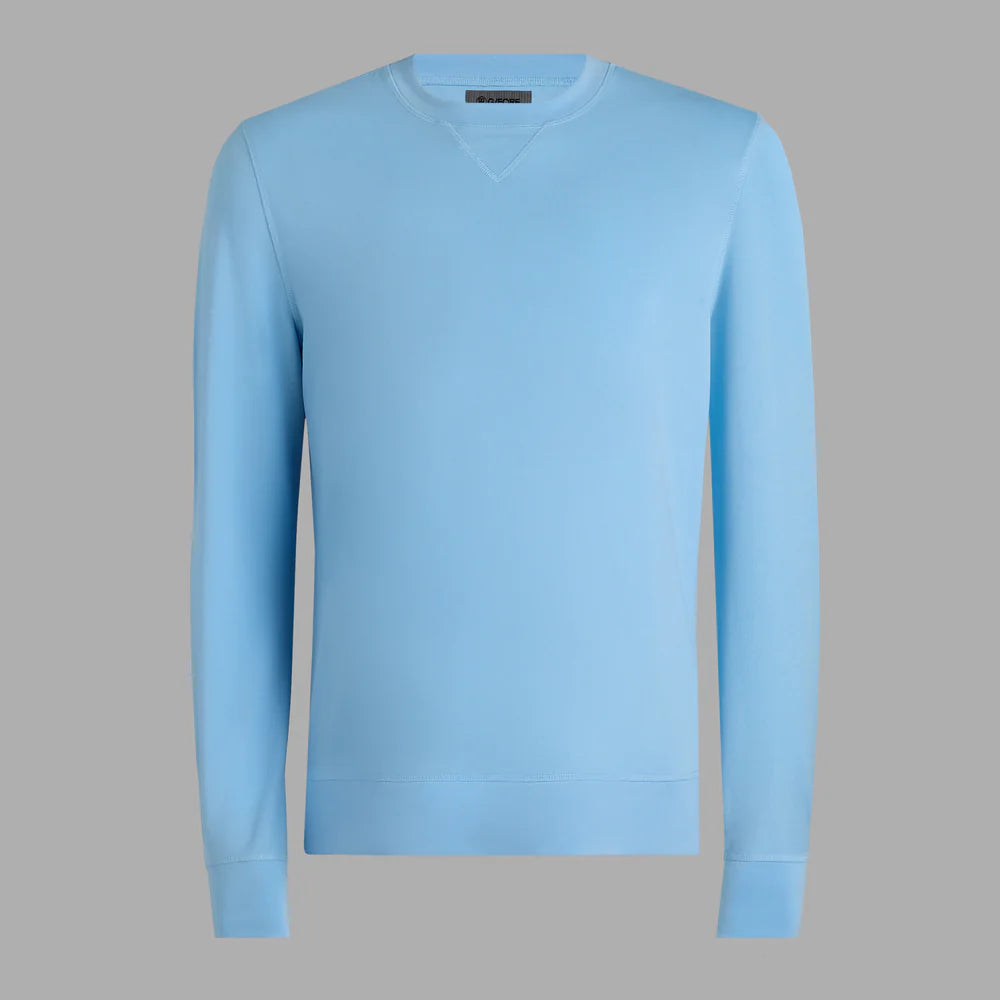 G/FORE MEN'S PERFORMANCE PIQUÉ CREWNECK LAYER - BAJA