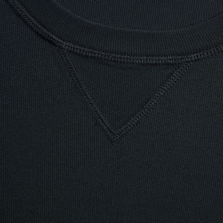 G/FORE MENS PERFORMANCE PIQUÉ CREWNECK LAYER - ONYX