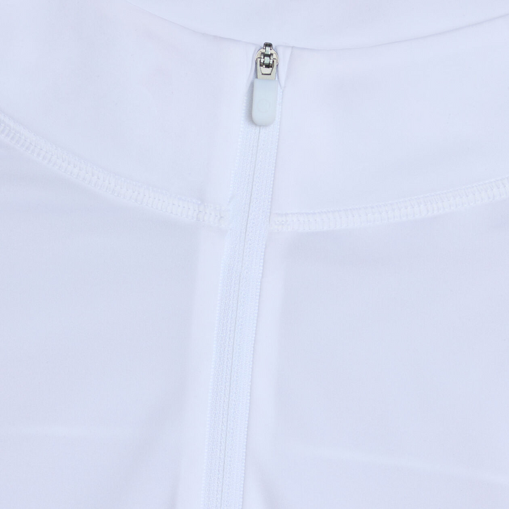 G/FORE MEN'S TECH MÉLANGE RAGLAN QUARTER ZIP PULLOVER - SNOW