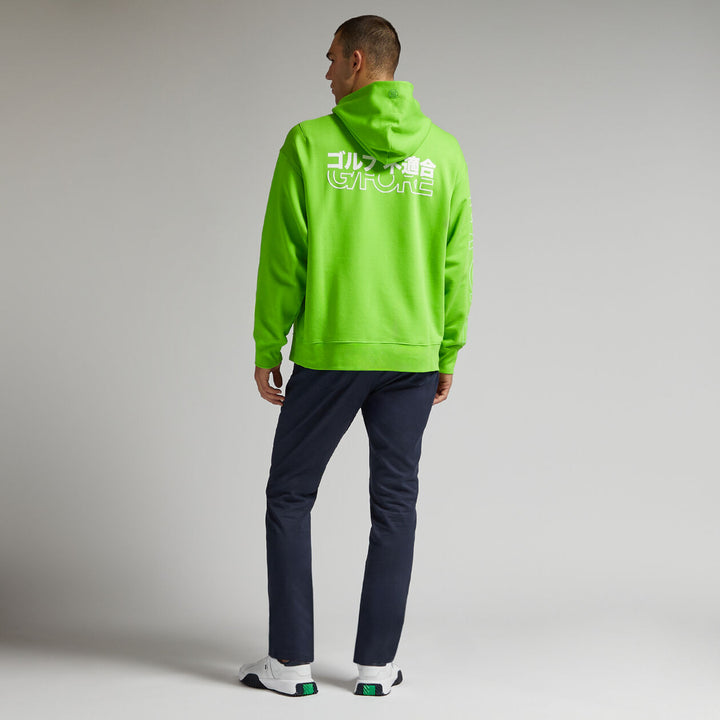 G/FORE MENS OVERSIZED FRENCH TERRY HOODIE - GECKO