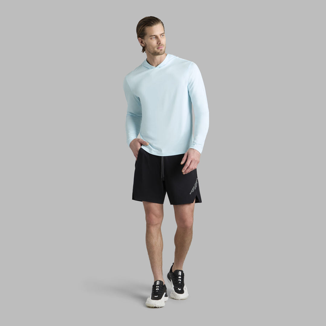 G/FORE MEN'S MÉLANGE ICE NYLON HOODIE - DAYBREAK MELANGE