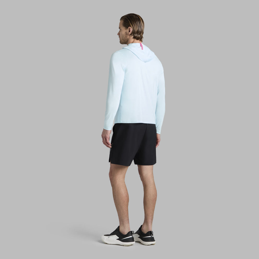 G/FORE MEN'S MÉLANGE ICE NYLON HOODIE - DAYBREAK MELANGE