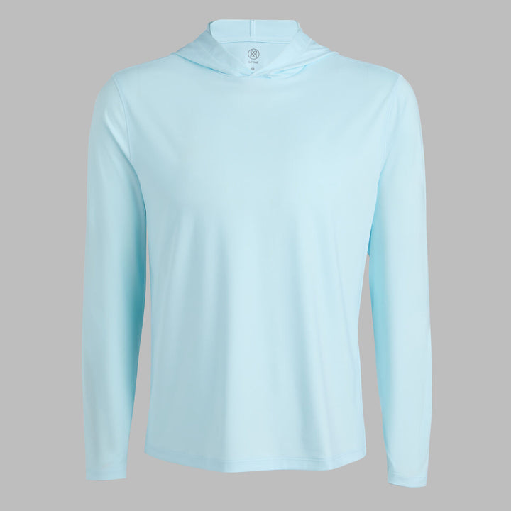 G/FORE MEN'S MÉLANGE ICE NYLON HOODIE - DAYBREAK MELANGE