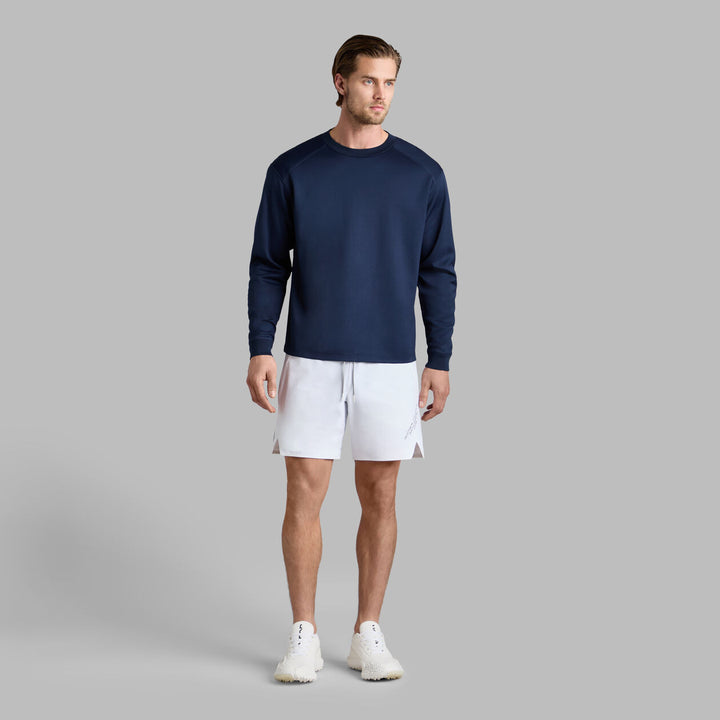 G/FORE MEN'S COTTON JERSEY LONG SLEEVE TEE - TWILIGHT
